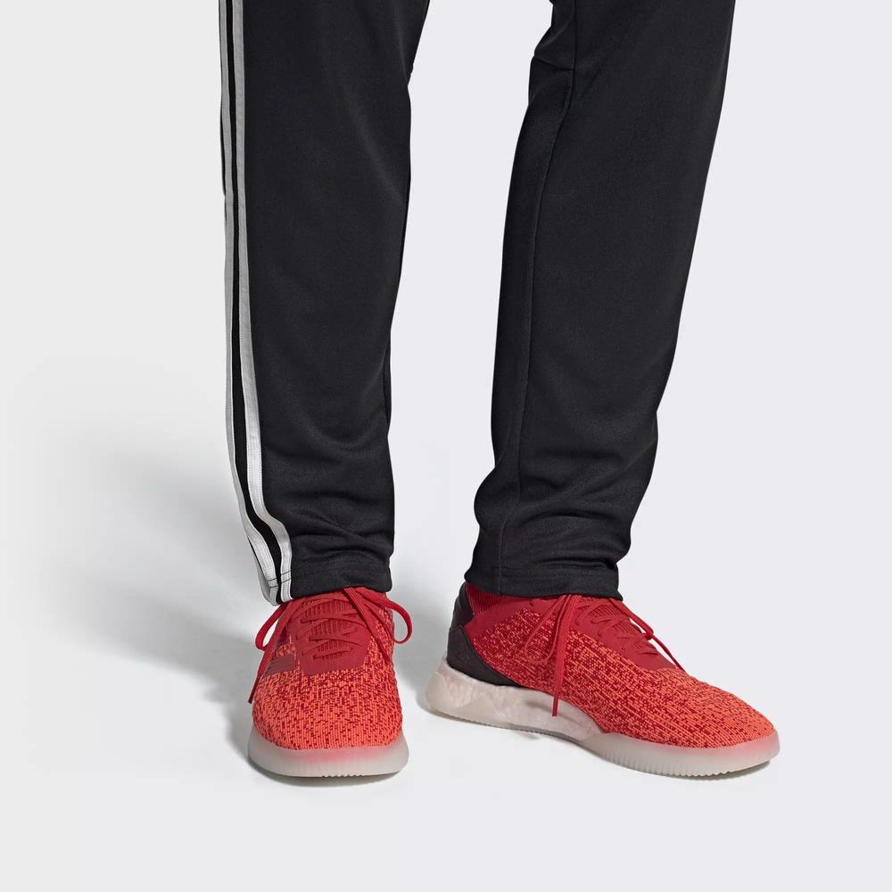 Adidas Predator 19.1 Tenis De Futbol Rojos Para Mujer (MX-76366)
